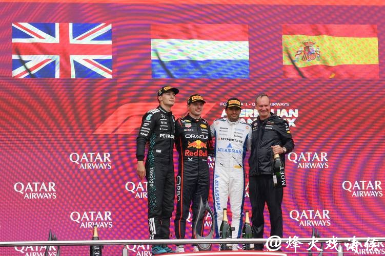 F1阿塞拜疆站：维斯塔潘杆位夺冠 塞恩斯登台